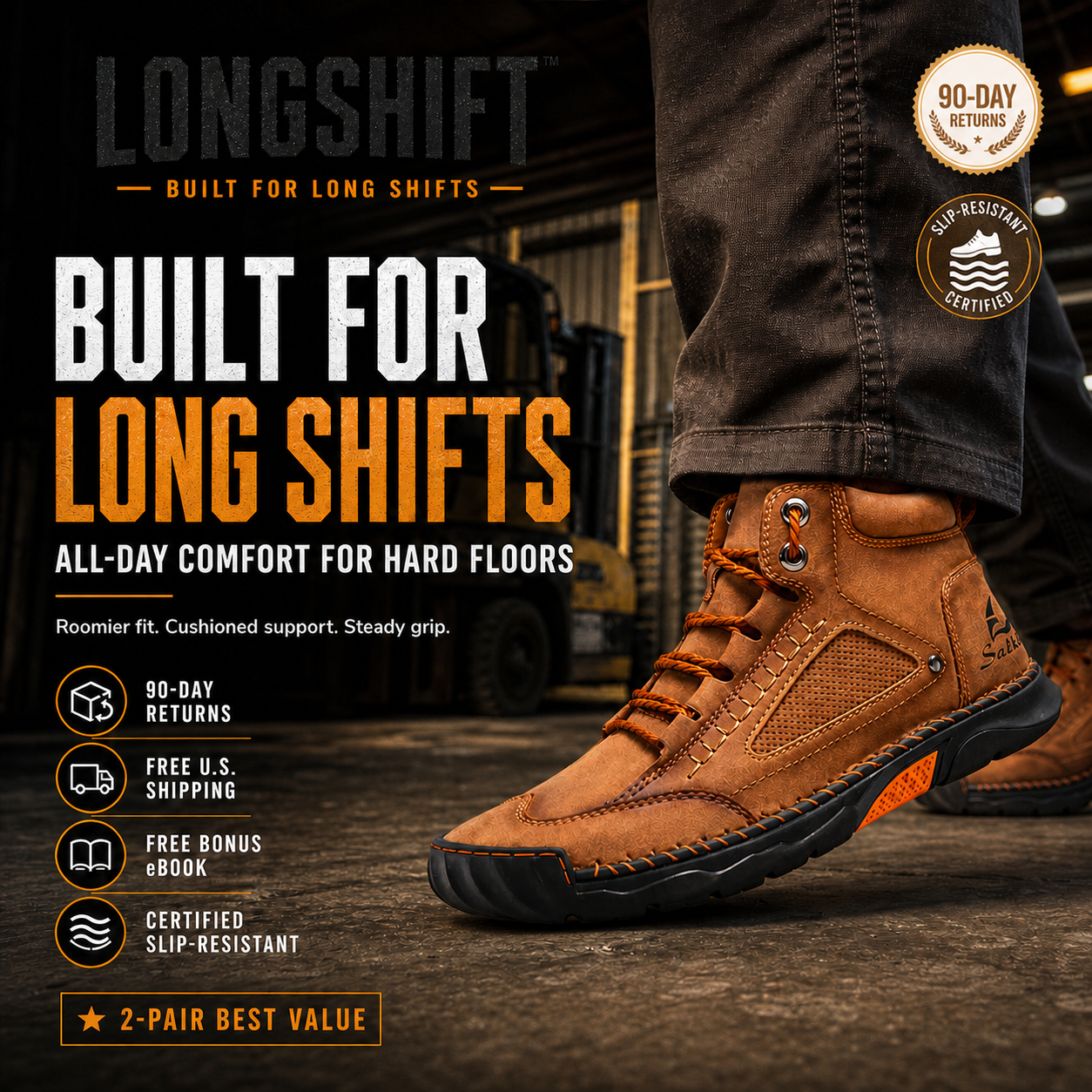 Men’s Comfort Leather Boots