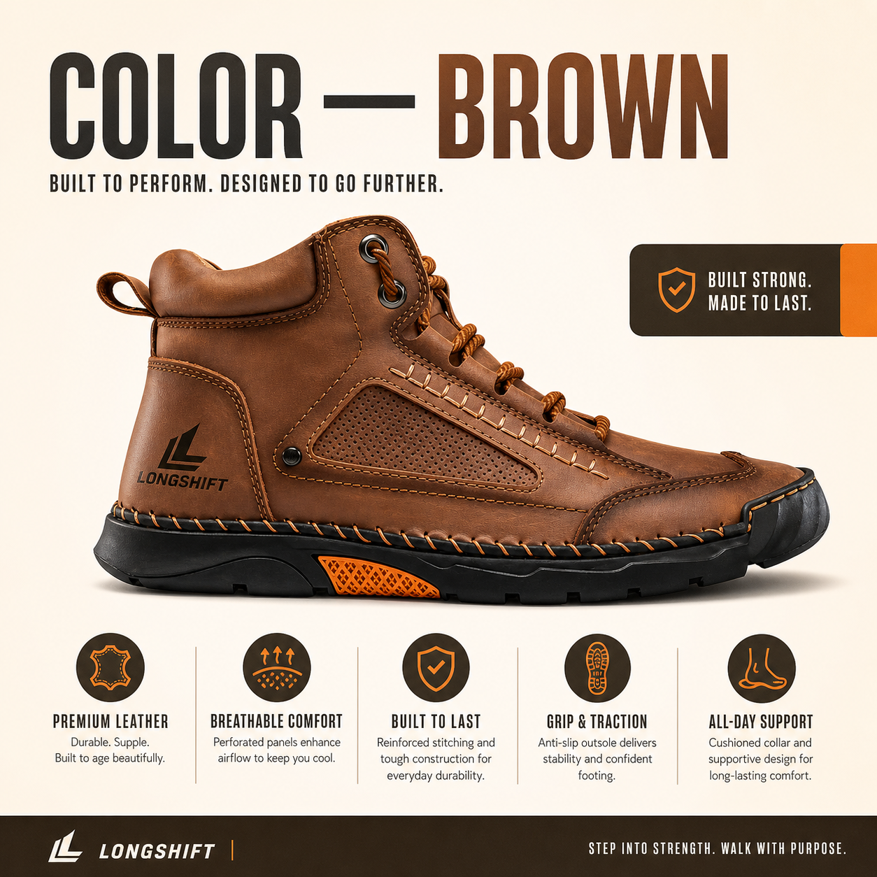 Men’s Comfort Leather Boots