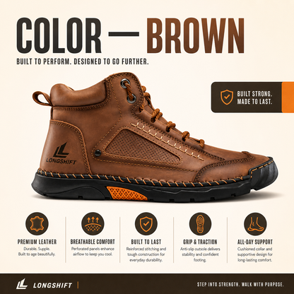 Men’s Comfort Leather Boots