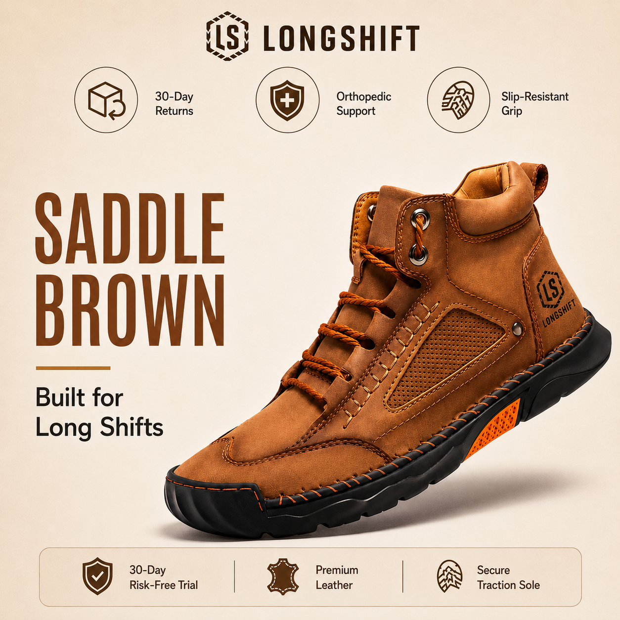 Men’s Comfort Leather Boots