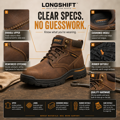 Men’s Comfort Leather Boots